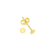 9ct Gold 3mm Button Stud Earrings