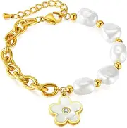 [ZhuyuanSD] Fashionable temperament bracelet, flower light luxury hand ornaments