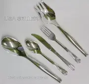 252 Plastic Silver Fork-Spoon-Knives-Serving Tools Cutlery Look of Silverware
