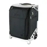 Zuca Flyer Rolling Carry On Case Travel Bag with Black and Silver Frame