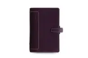 Filofax Holborn Personal Compact Organiser Diary Task Notepad Leather Purple