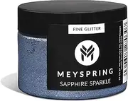 MEYSPRING Sapphire Sparkle - Blue Glitter for Resin - 50g - Fine Glitter for Crafts - Light Blue Glitter - Resin Glitter - Blue Epoxy Glitter - Loose Glitter - Fine Glitter for Resin