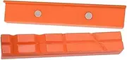 BPVMVLKCFG 1 Pair 6 Inch Magnetic Vise Jaw Pad Protector 155 X 30 X 16mm Nylon Holding Wood Metal Plastic Fit for Metal Bench Vise Machine Tool Hand Tool Accessories