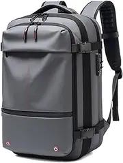 [Generic] Easy Vac Pack,Easyvacpack,Vacpack Backpack,Vacpack Backpack with Vacuum,Vacpack Backpack 60l,Air Backpack with Pump,Travel Airbag Backpack with Vacuum Pump,Airback Backpack with Pump (Grey)