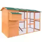 Chicken Coop Hen Chook House Cage Rabbit Hutch Nest Box Wood Outdoor vidaXL