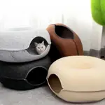 TENNY CAT TUNNEL DONUT TOY 可水洗抓撓器貓床窩貓狗兔子寵物 TEMPAT TIDUR MAIN