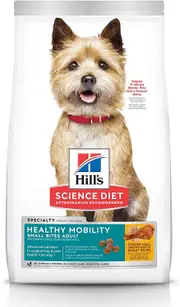 Hill'S Science Diet Healthy Mobility Adult Small Bites, Chicken Meal, Brown Rice and Barley Recipe, Dry Dog Food for Joint Health, 1.81Kg Bag