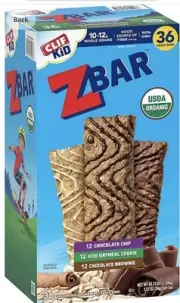 CLIF KID ZBAR - Organic Energy Bar - Variety Pack- 1.27 Ounce SnackBar, 11/15/25