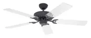 Ceiling Fan Without Light Classic Royal Graphite & Transparent