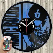 LED Clock Marc Bolan LED Light Vinyl Record Wall Clock LED Wall Clock 2026
