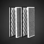 VION Model Y Front Trunk HEPA Carbon Air Filters Kit - (2x HEPA filters and 2x Carbon filters per package) - 4 packs per package with installation tools