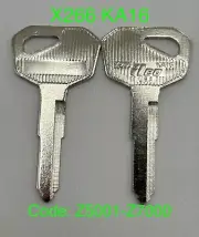 2 Key Blanks Kawasaki 1988-2009 EX250 EX 250 1987-2009 EX500 EX 500 Ninja Keys