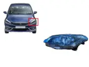 Headlight for Suzuki CIAZ, CIAZ F/L - 35321M79M00 - Suzuki@vd (for: Suzuki)