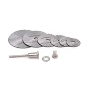 Set For Wood Cutting Disc Rotary Tools Dremel Power 1401 6Pcs Circular Saw Blades