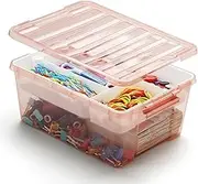 Building Blocks Storage Bin,Plastic Storage Case,Double Layer Desktop Storage Container,Toy Storage Bin,Stackable Organizer Basket,for Organizing Building Blocks,Art Supplies