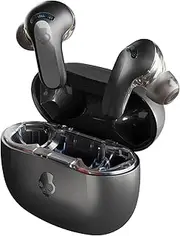 Skullcandy Rail ANC Wireless Earbuds with Active Noise Cancellation, Microphone, 38 Hours Battery Life, Bluetooth for iPhone, Android - Black