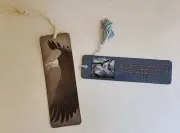 VTG Eagle Bookmark Lot Of 2 w Isaiah 40:31 Verse Bob Travers / Laurie Snow Hein