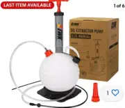 EWK 6L Vacuum Oil Extractor Pump Fluid Change for...
