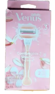 Gillette Venus Comfort Glide Razor White Tea - Handle + 2 Refills
