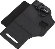 HOMSFOU Multi Use Leather Waist Pouch for Gear Retro Storage Pocket Fits Standard Belts Leather Present for Dads and Friends
