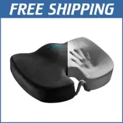 Portable Seat Cushion with Cooling Gel - Medium Firm Tailbone Support for Adults