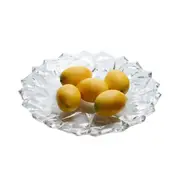 Crystal Bowl Glass Fruit Decoration Shallow Large - 32CM
