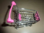 COLES LITTLE SHOP MINI TROLLEY WITH WHEELS - PINK, ORANGE, BLUE, GREEN