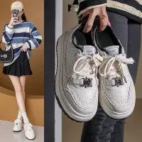 在飛比找蝦皮購物優惠-KD0G 2024小白鞋子女春季新款韓版ins女學生休閒運動
