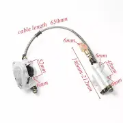 Hydraulic Rear Brake Caliper System For Quad Bike ATV Buggy Go kart Golf Cart