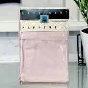 Westpoint Pepperell PINK PILLOWCASES Two Standard Pillowcases NIP Vintage