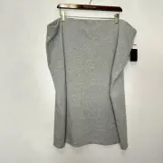 Melrose And Market Gray Knit Pencil Skirt Women’s 3X Pull On Cotton Blend New