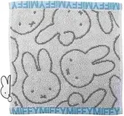 Marushin 5805016600 Mini Towel, Miffy, Full Miffy, 100% Cotton, Antibacterial and Odor Resistant, Approx. 9.8 x 9.8 inches (25 x 25 cm)