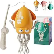Electric Dancing Octopus Toy, Electric Automatic Obstacle Avoidance Octopus, Interactive Auto-Avoid Octopuswith Led Lights& Music,for Kids Toddlers Indoor Play &Sensory Development,Withusb (C)