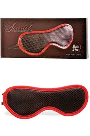 Adam and Eve Satin Lined Vegan Leather Blindfold