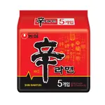 農心 辛拉麵 5包入超值袋 600G【零食圈】韓國泡麵 內銷版 NONG SHIM