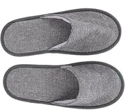 EXQUIMEUBLE 1pair Convenient Reusable Slippers for Travel and Guests Lightweight Non- Indoor Shoes for Men and Women Portable Design for Hotels Parties Home Visits
