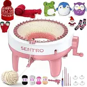 Uandhome Knitting Machine,48 Needles Knitting Machine, Smart Weaving Loom Round Knitting Machines with Row Counter for Adults or Kids,DIY Knit Loom Machine Kit for Hat, Scarves, Gloves, Socks