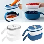 Vegetable Cutter Shredder Chopper Carrot Onion Grater 2 in 1 Draining Basket