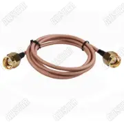 SMA Male to SMA Male Plug Adapter Connector RF Pigtail RG400 Cable 50cm to 5m