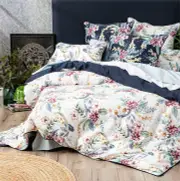 Renee Taylor 300 Thread Count Cotton Reversible Veronica Quilt Cover Set