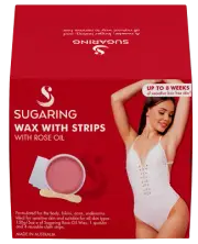 Sugaring Wax with Rose Oil (with Strips) - 150grams