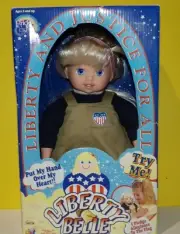 2000 Vintage Doll New in Box DSI Liberty Belle Recites Pledge of Allegiance