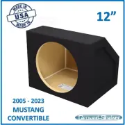 2005 - 2023 Ford Mustang Convertible 12" Sealed Sub Box Subwoofer Enclosure