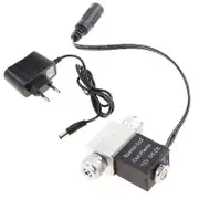 CO2 Solenoid for Valve for DC 12V Aquarium CO2 Regulator System Low Temperature Solenoid for Valve for Fish for Tank EU Plug Double head