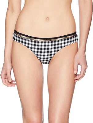 Seafolly Women's 175558 Brazilian Bikini Bottom Swimwear La Belle Black Size 8