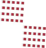 Kisangel 100 Pcs Qatar Waving Flag International Stick Flags Katar Stick Flag Qatar Small Flag Qutar Flag Soccer Decor Football Flags Small Qatar Flag Qatar Flags Katar Boat Flags Polyester