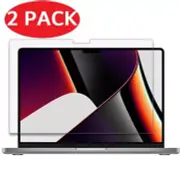 2X Glass Screen Protector Cover For MacBook Pro 14 inch A2918 A2992 A2779 A2442