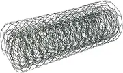 MOTHNUR 1Roll Iron Wire Mesh for Floral Arrangement Sturdy Chicken Wire Netting Thick for DIY Garden Projects Poultry Fencing and Floral Designs