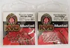 2-Mustad KVD Lure Split Rings SS #3 15 Pack, 38# Lure replacement Ring 2x15=30