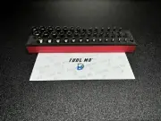 Snap-on Tools RED 42pc 1/4" Drive 12-POINT Metric 4-15mm Socket Set 142STMMDYFR1